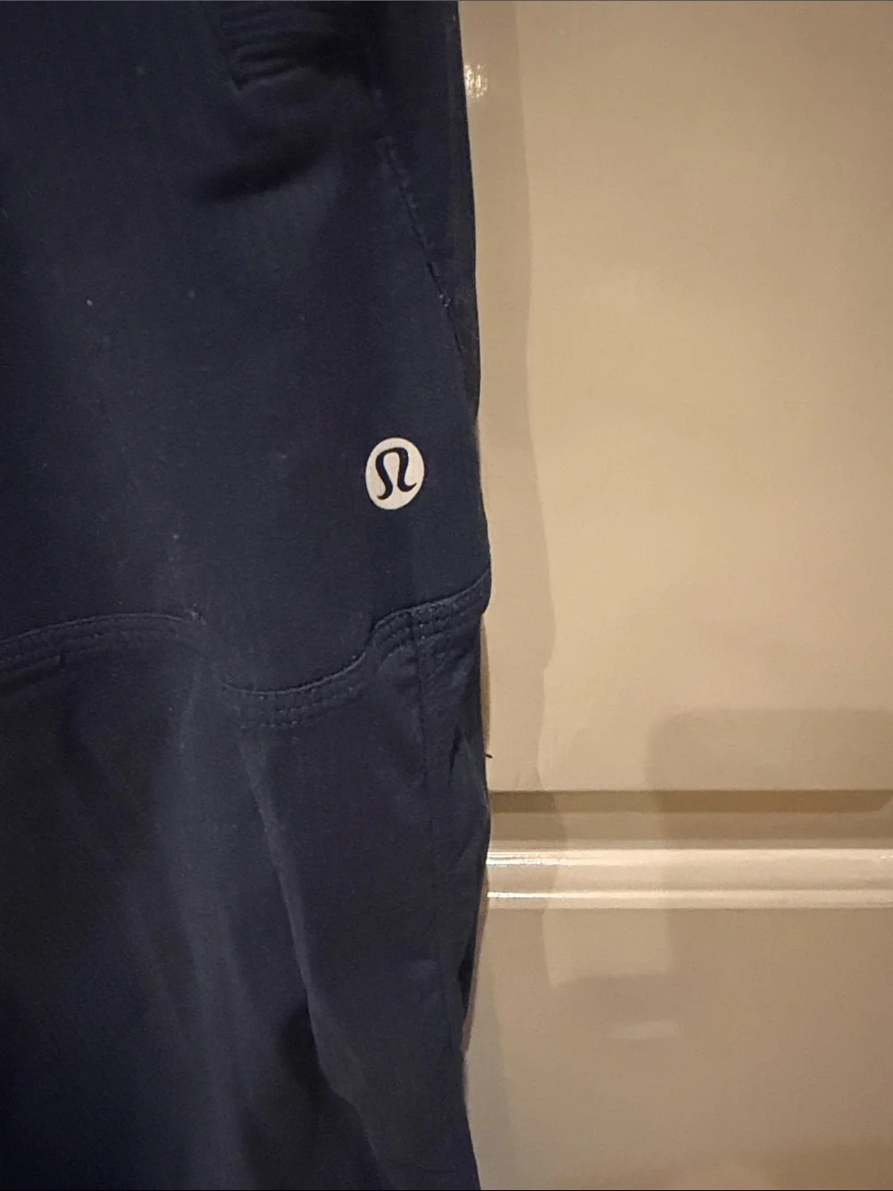 lululemon athletica Navy Drawstring Relaxed Fit Leggings